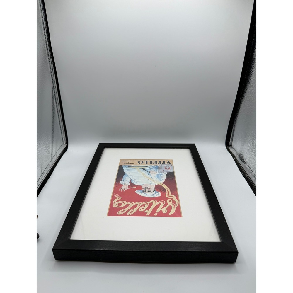 Vintage Vitello Margarine Leonetto Cappiello Framed Art Print 11x14 Chef 1999 - Picture 7 of 11
